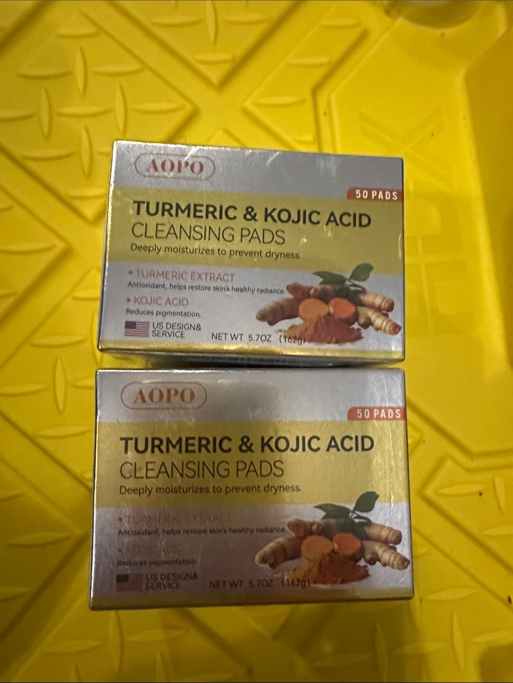 Turmeric & Kojic Acid Cleansing Pads - 50 ct. - 2 qty
